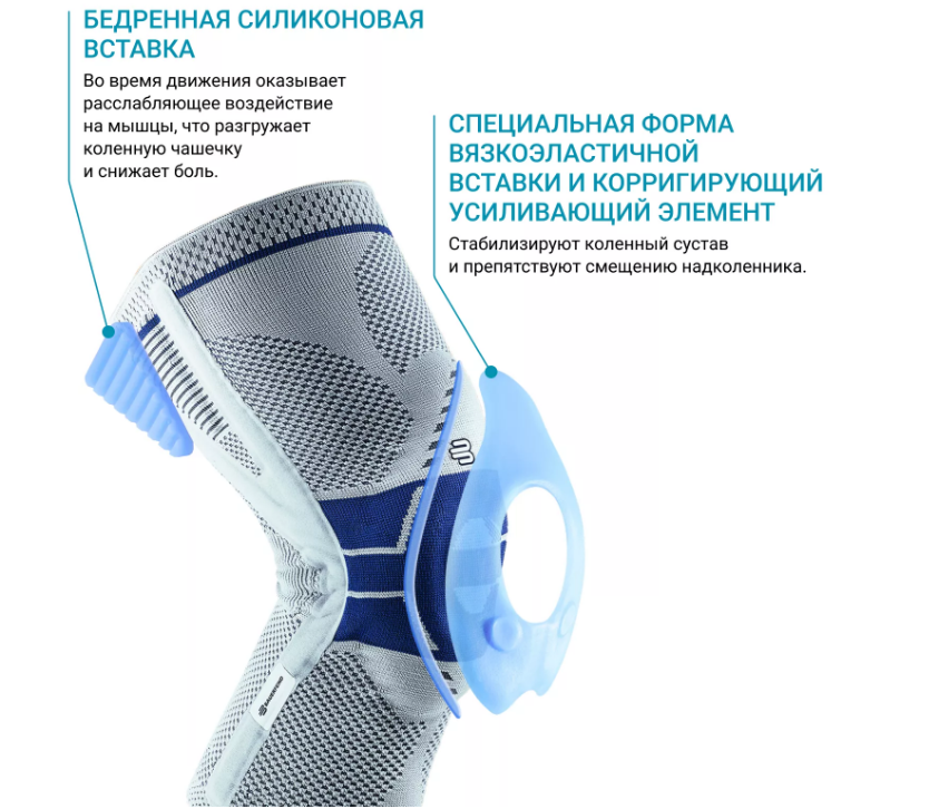 Ортез на коленный сустав 11041402 Bauerfeind, умеренная фиксация купить в OrtoMir24